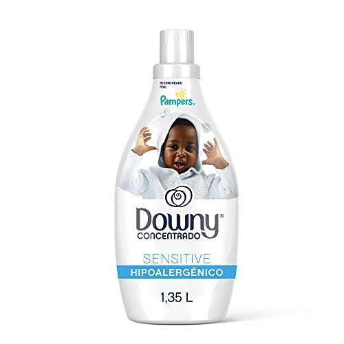 Amaciante De Roupa Concentrado Pêssego, Baunilha E Florais Downy Sensitive Frasco 1,35l