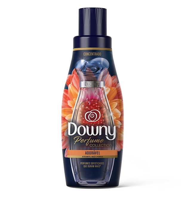 Amaciante De Roupa Concentrado Adorável Downy Perfume Collection Frasco 450ml