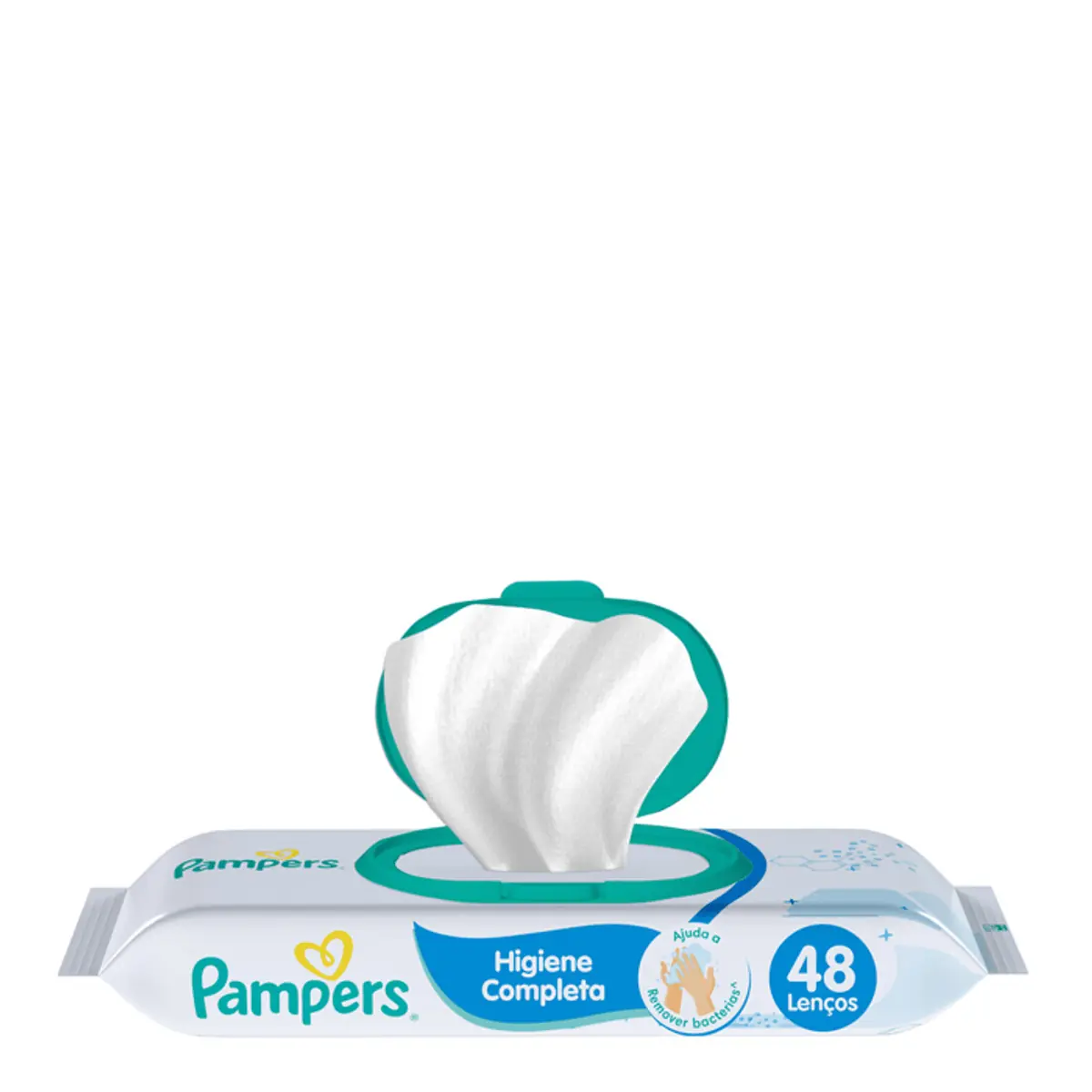 Lenços Umedecidos Pampers Higiene Completa 48 Unidades