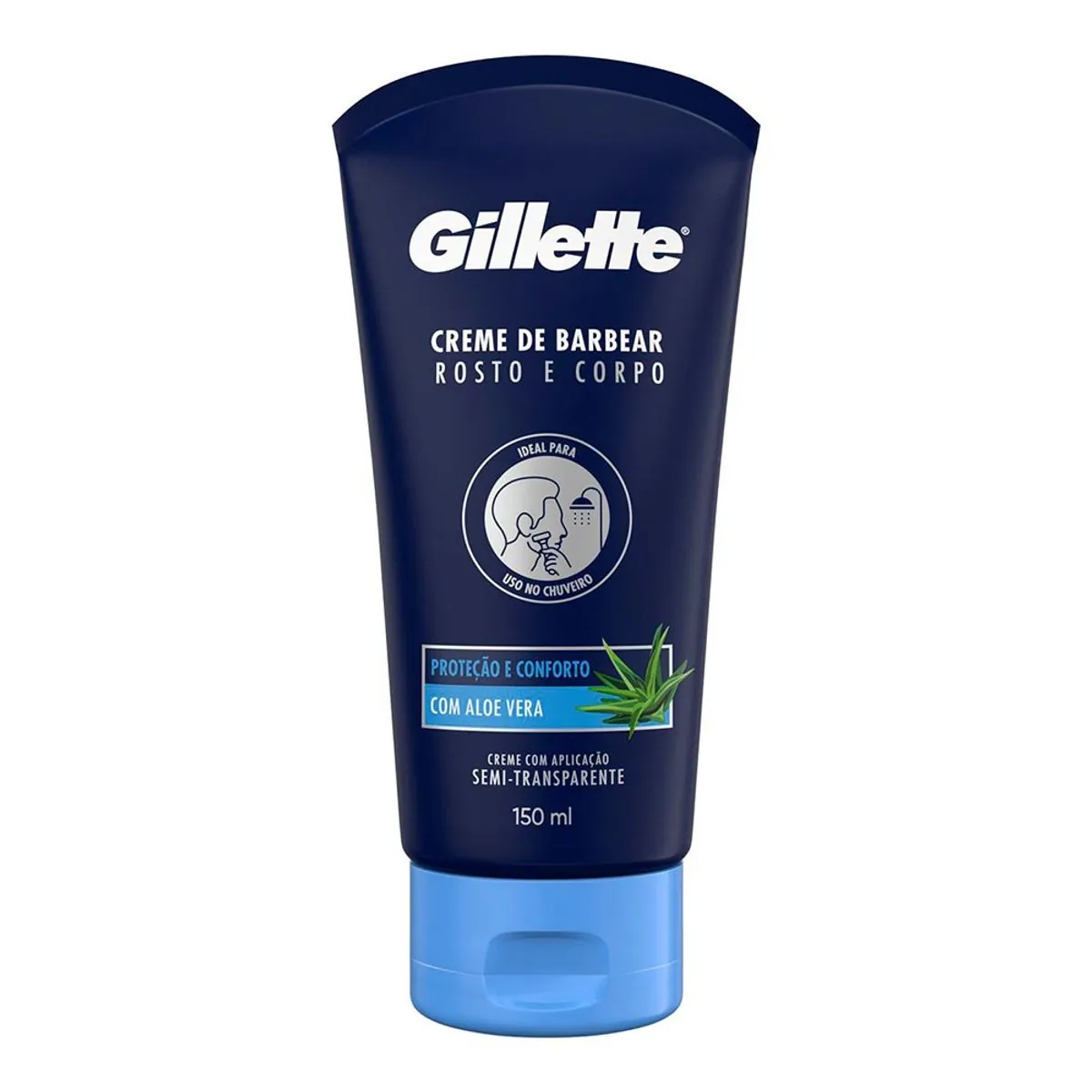 Creme de Barbear Rosto e Corpo Gillette Proteção e Conforto 150ml