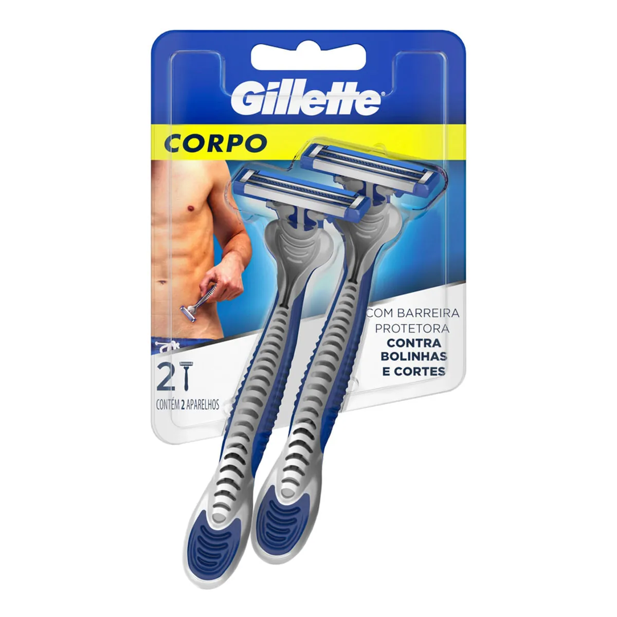 Aparelho de Depilar Gillette Corpo 2 Unidades
