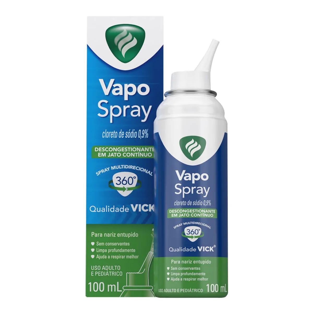 Cloreto De Sódio Vick Frasco 100ml Spray
