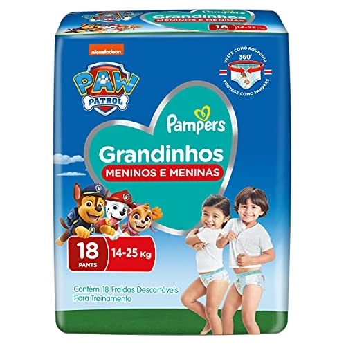 Fralda Pampers Grandinhos 14-25 Kg 18 Unidades