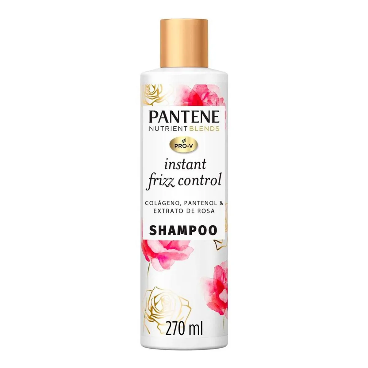 Shampoo Pantene Nutrient Blends Instant Frizz Control Frasco 270ml