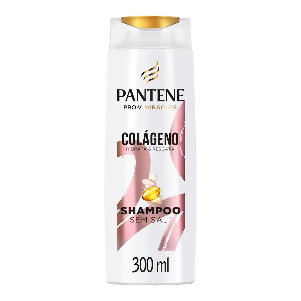 Shampoo Pantene Colágeno Hidrata & Resgata Frasco 300ml