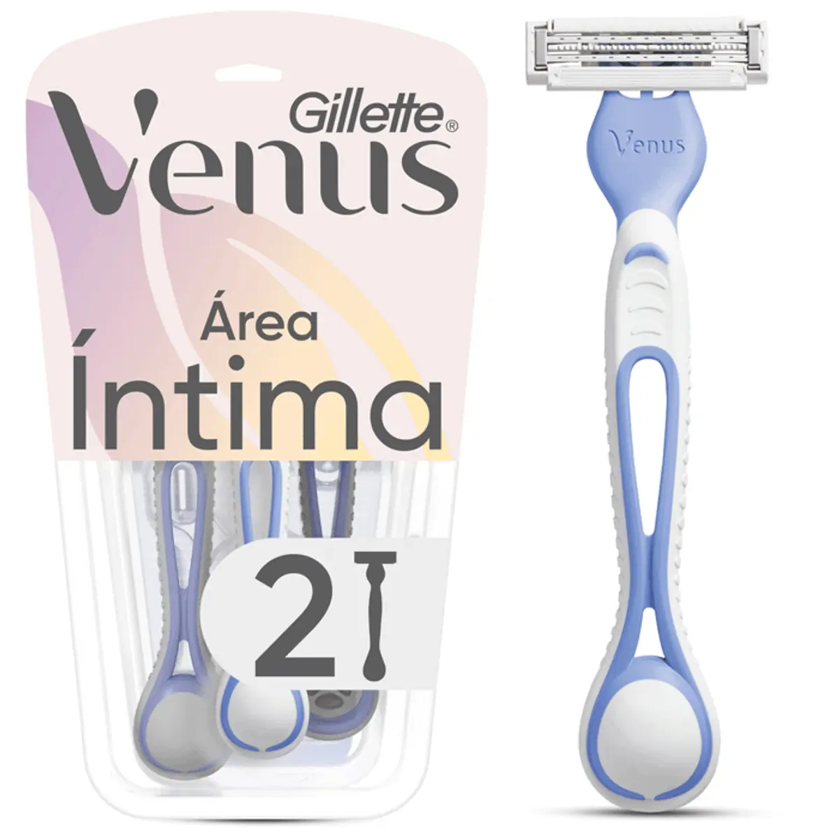 Aparelho Descartável para Depilar Gillette Venus 2 Unidades