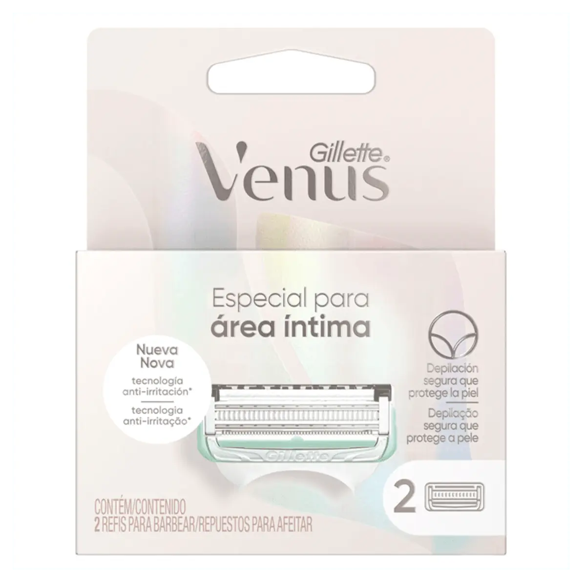 Carga de Aparelho para Depilar Gillette Venus 2 Unidades