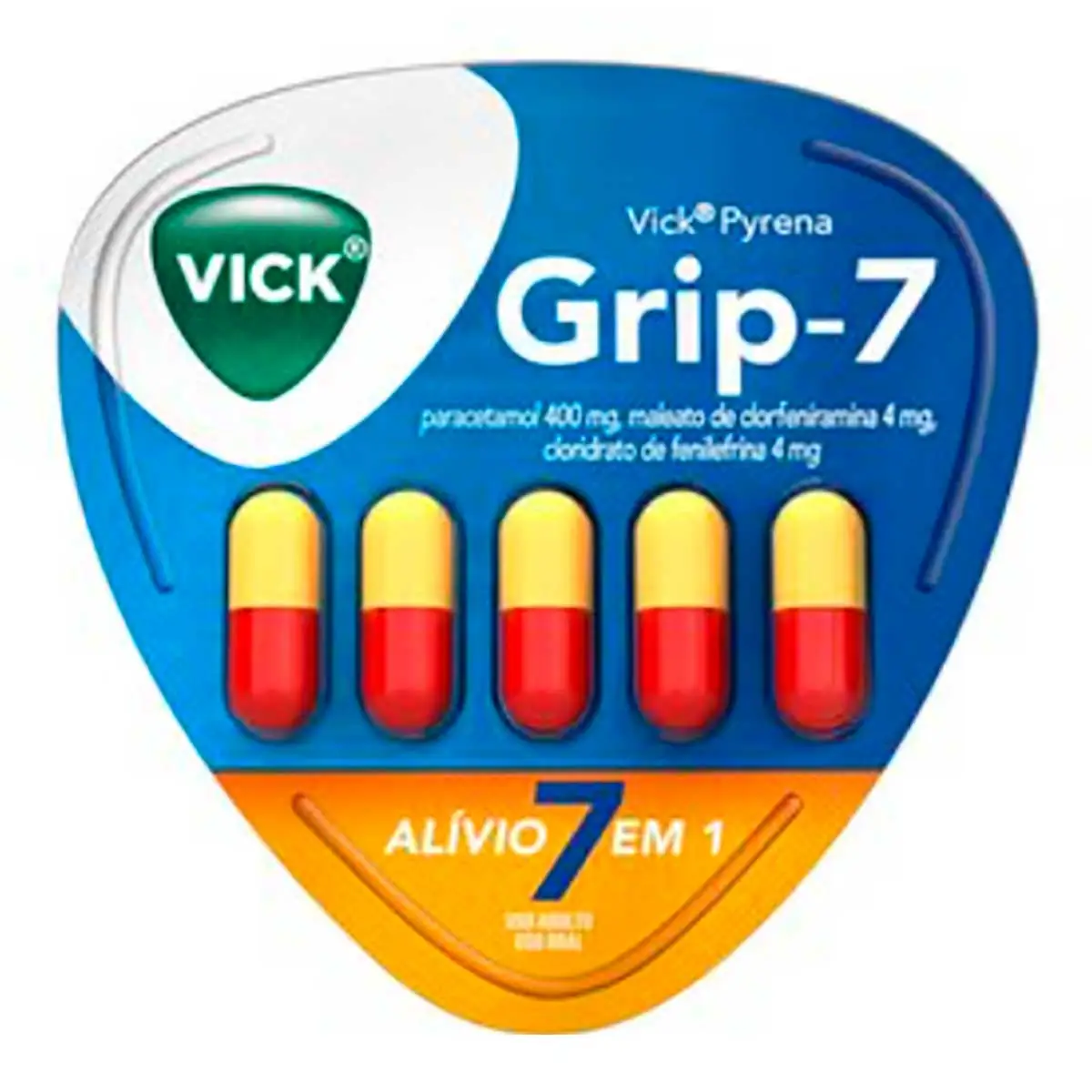 Vick Pyrena Grip 7 5 Cápsulas
