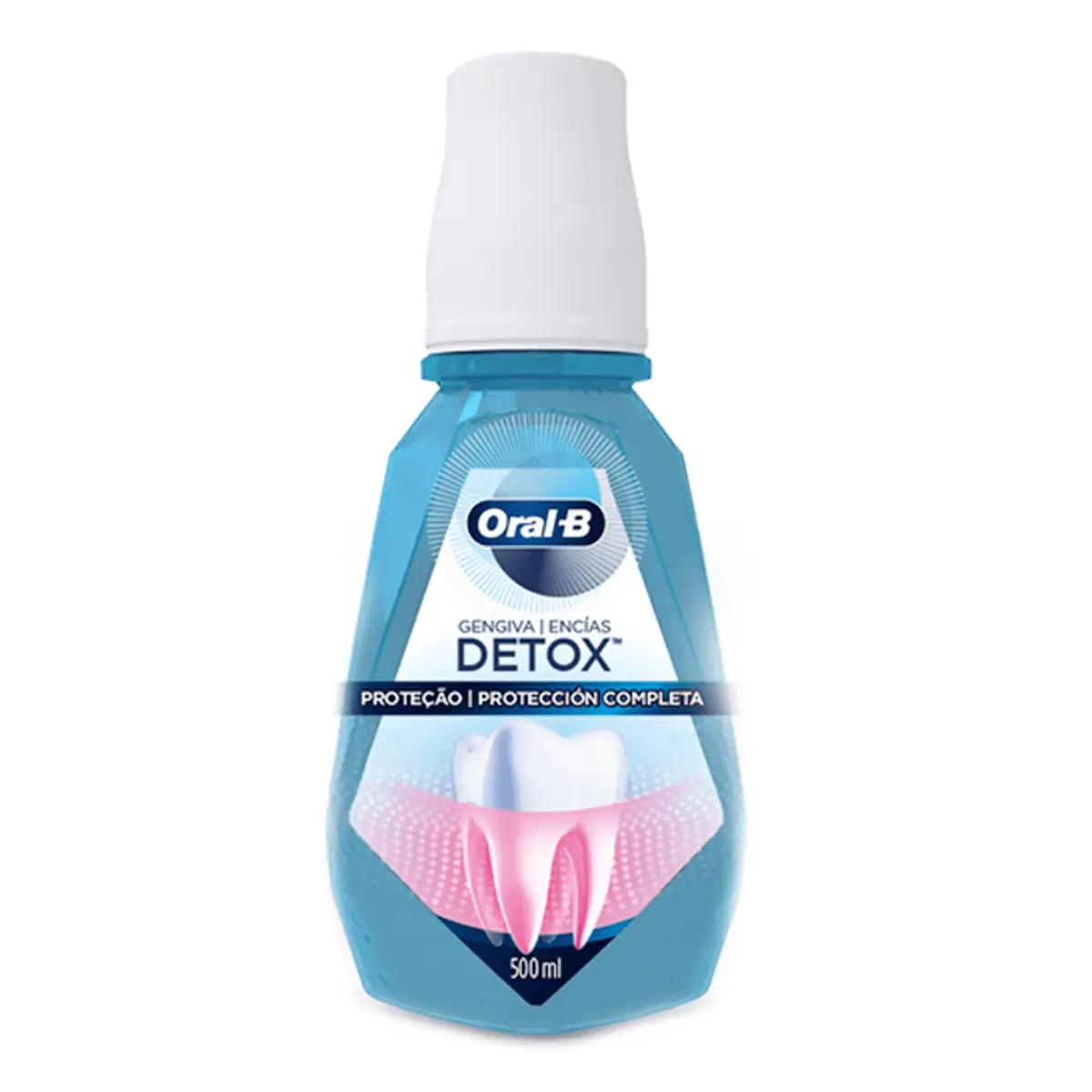 Enxaguante Bucal Oral B Gengiva Detox Frasco 500ml
