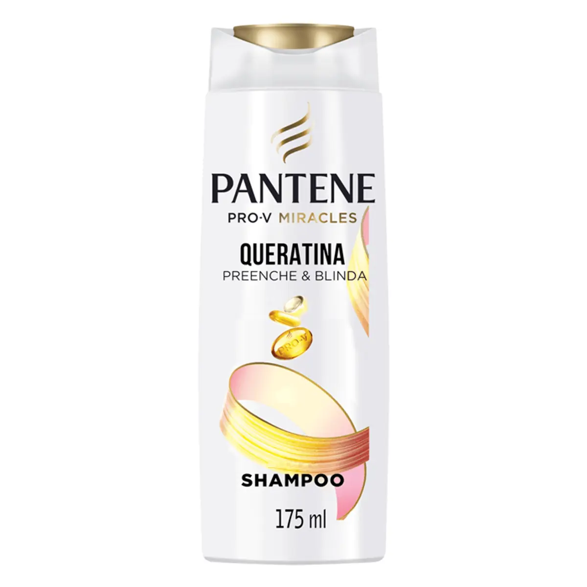 Shampoo Pantene Queratina Preenche & Blinda Frasco 175ml