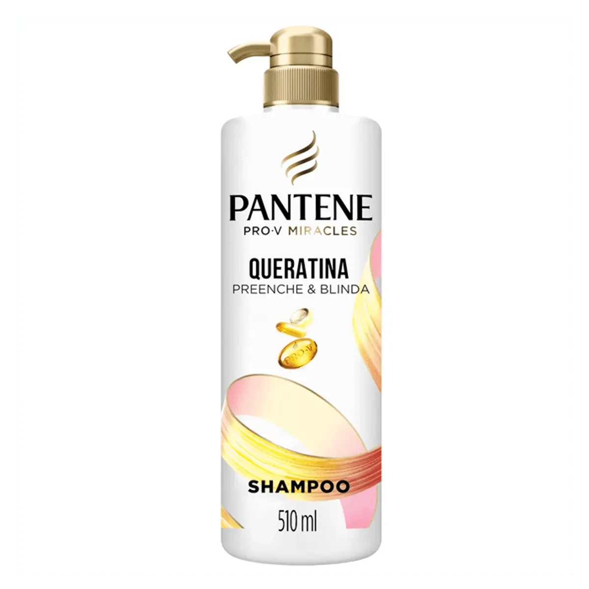 Shampoo Pantene Queratina Preenche Blinda Frasco 510ml