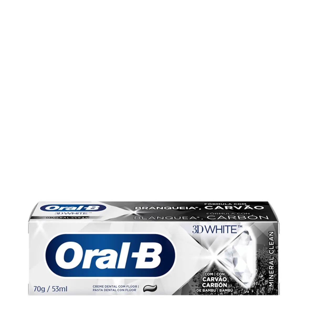 Creme Dental Mineral Clean Oral B 3d White Caixa 70g