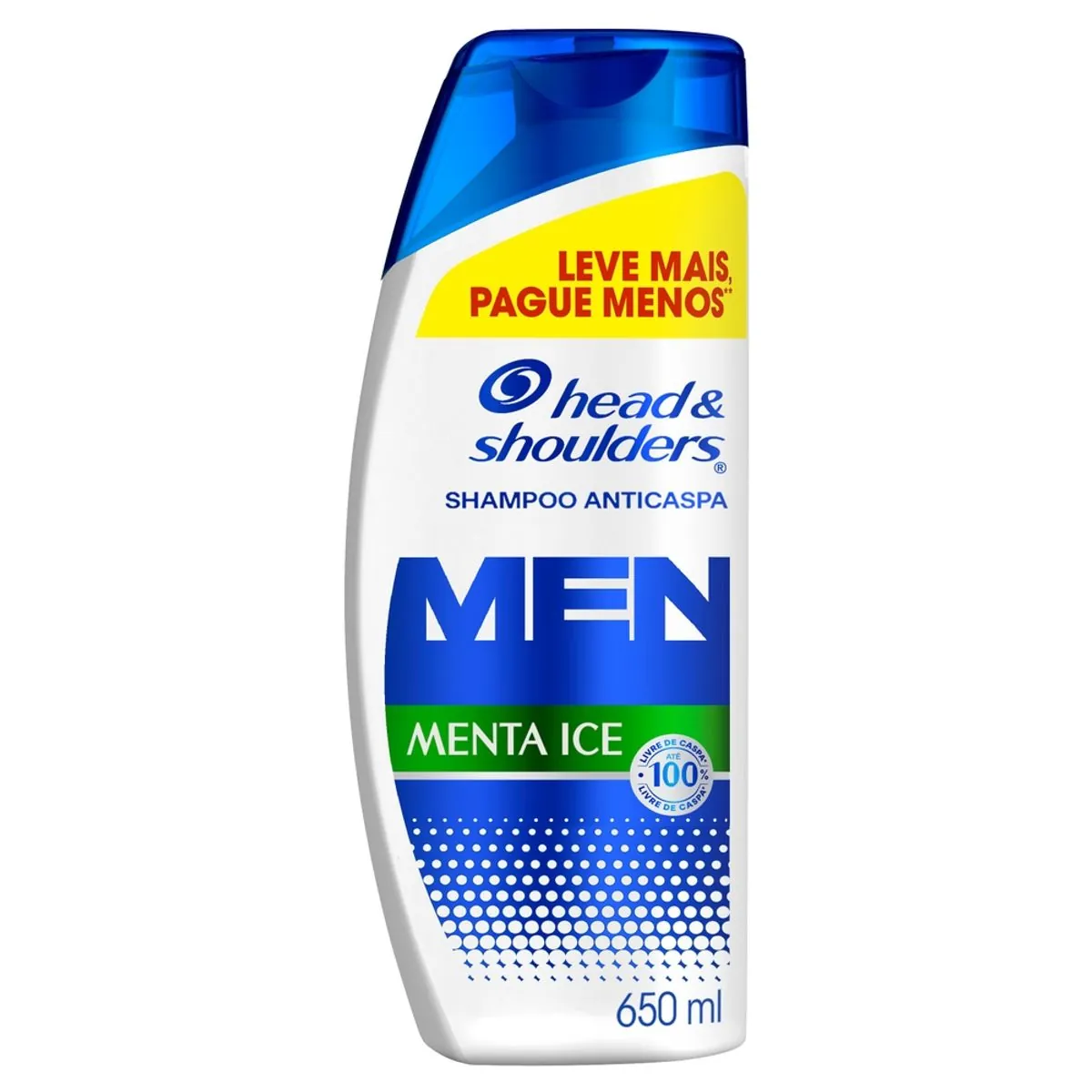 Shampoo Anticaspa Menthol Sport Head Shoulders Men Frasco 650ml Leve Mais Pague Menos