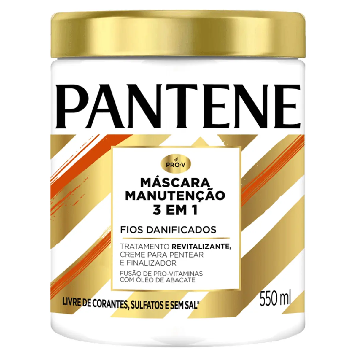Máscara De Tratamento Pantene Manutenção Pote 550ml