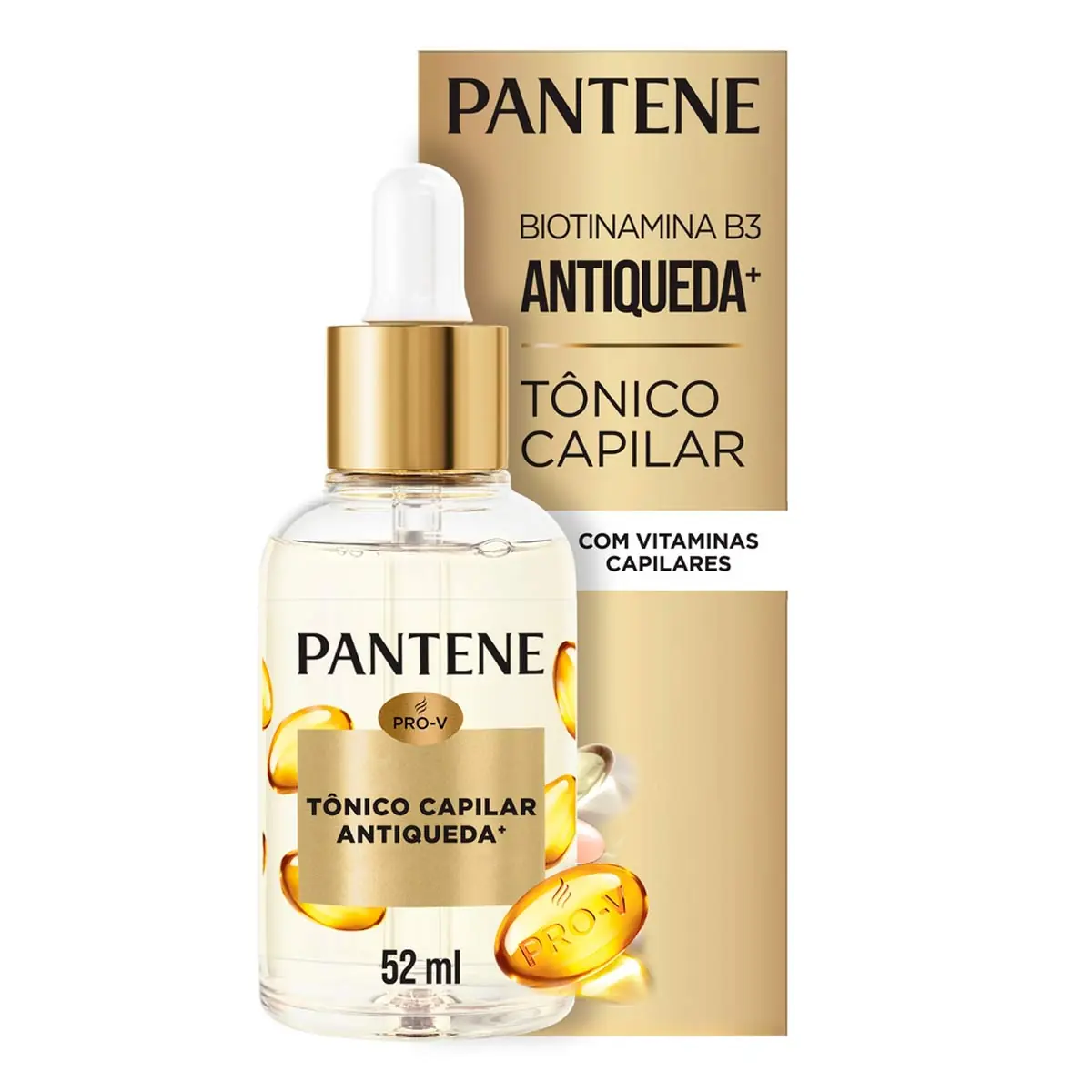 Tônico Capilar Antiqueda Pantene Biotinamina B3 Caixa 52ml Conta Gotas