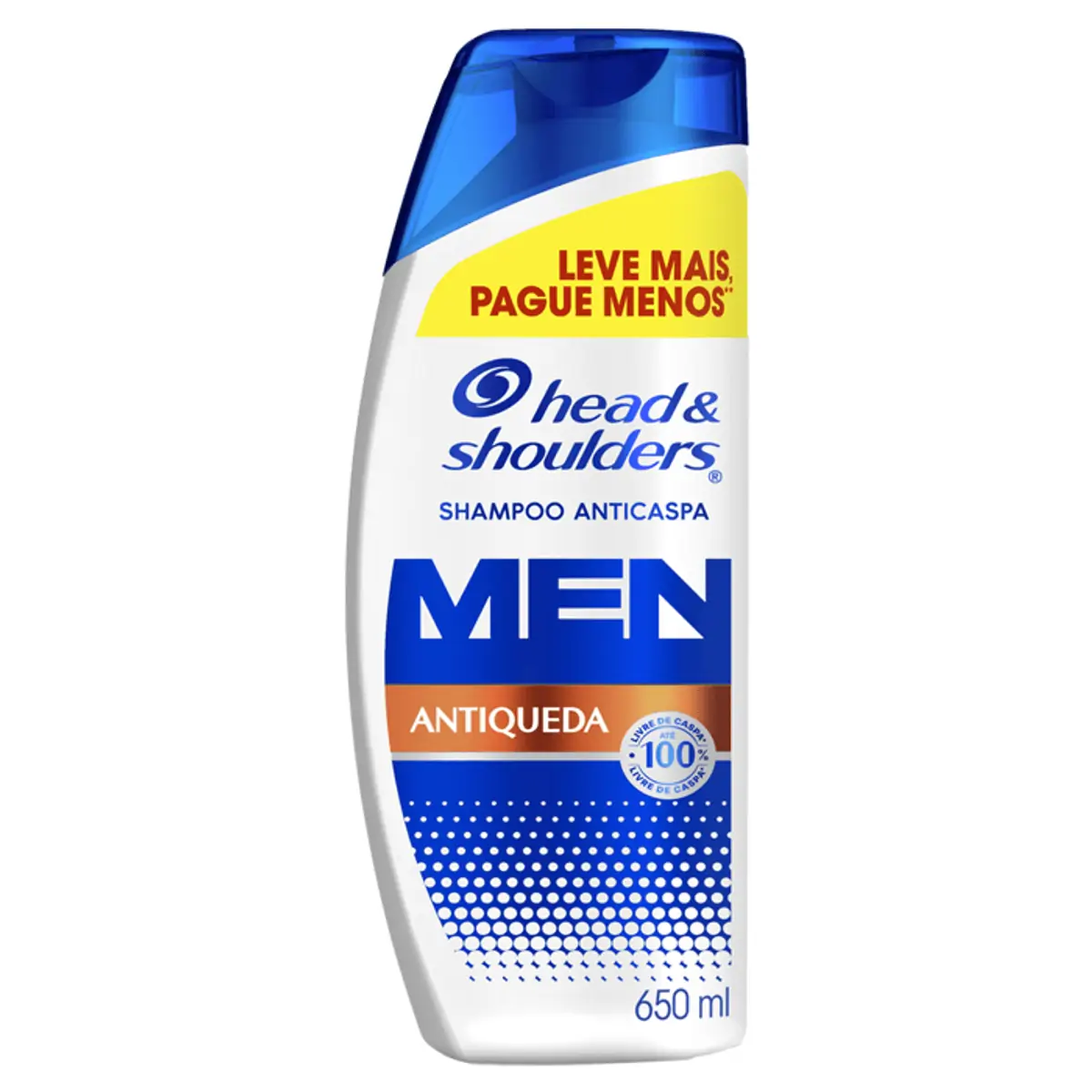 Shampoo Anticaspa Head Shoulders Men Antiqueda Frasco 650ml Leve Mais Pague Menos