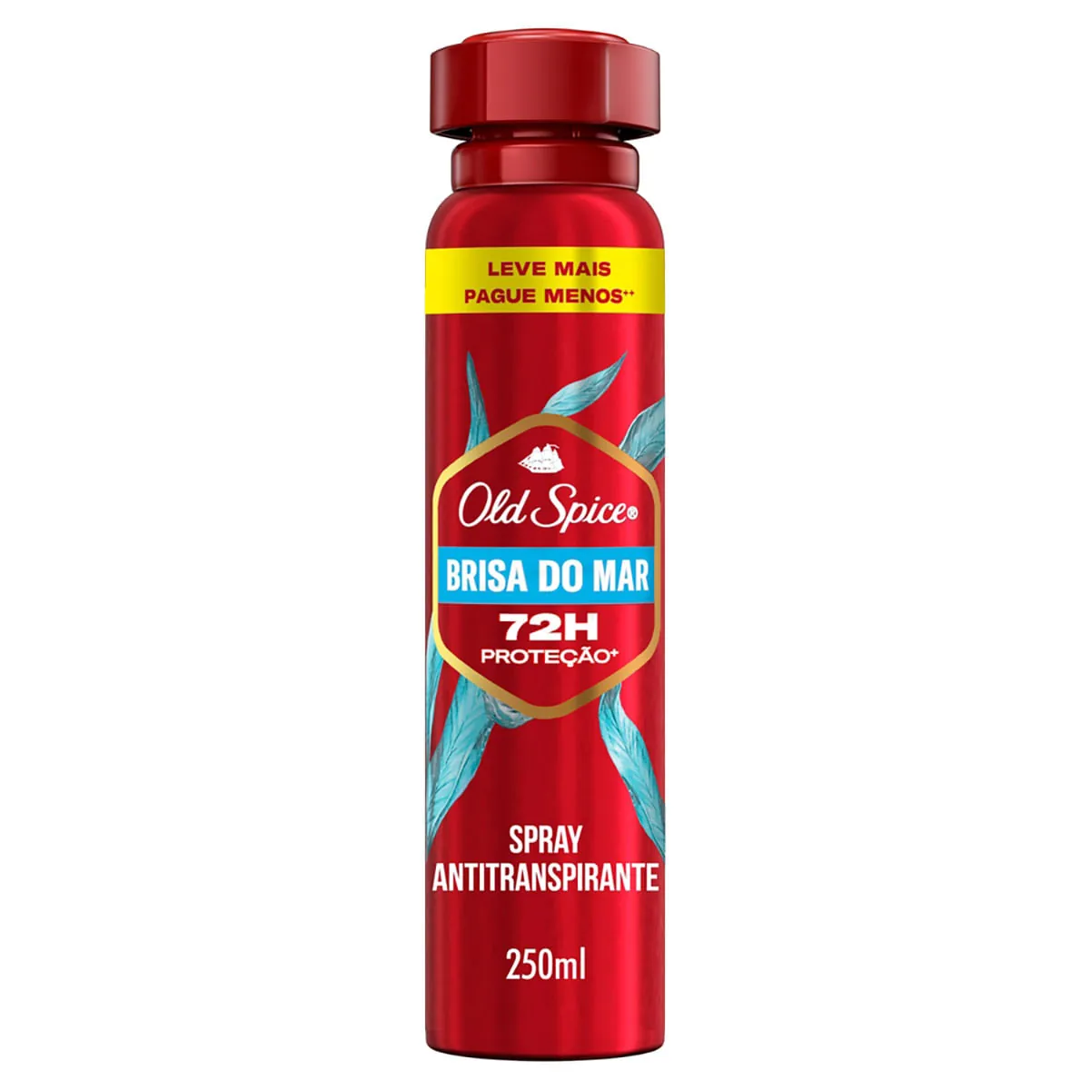 Antitranspirante Aerossol Brisa Do Mar Old Spice 250ml Spray Leve Mais Pague Menos
