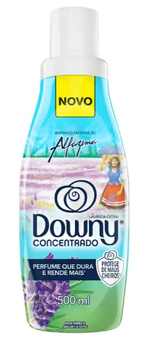 Amaciante De Roupa Concentrado Lavanda Extra Downy Frasco 500ml