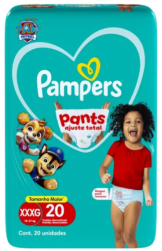 Fralda Desc Pampers Pants Ajuste Total Xxxg C/20