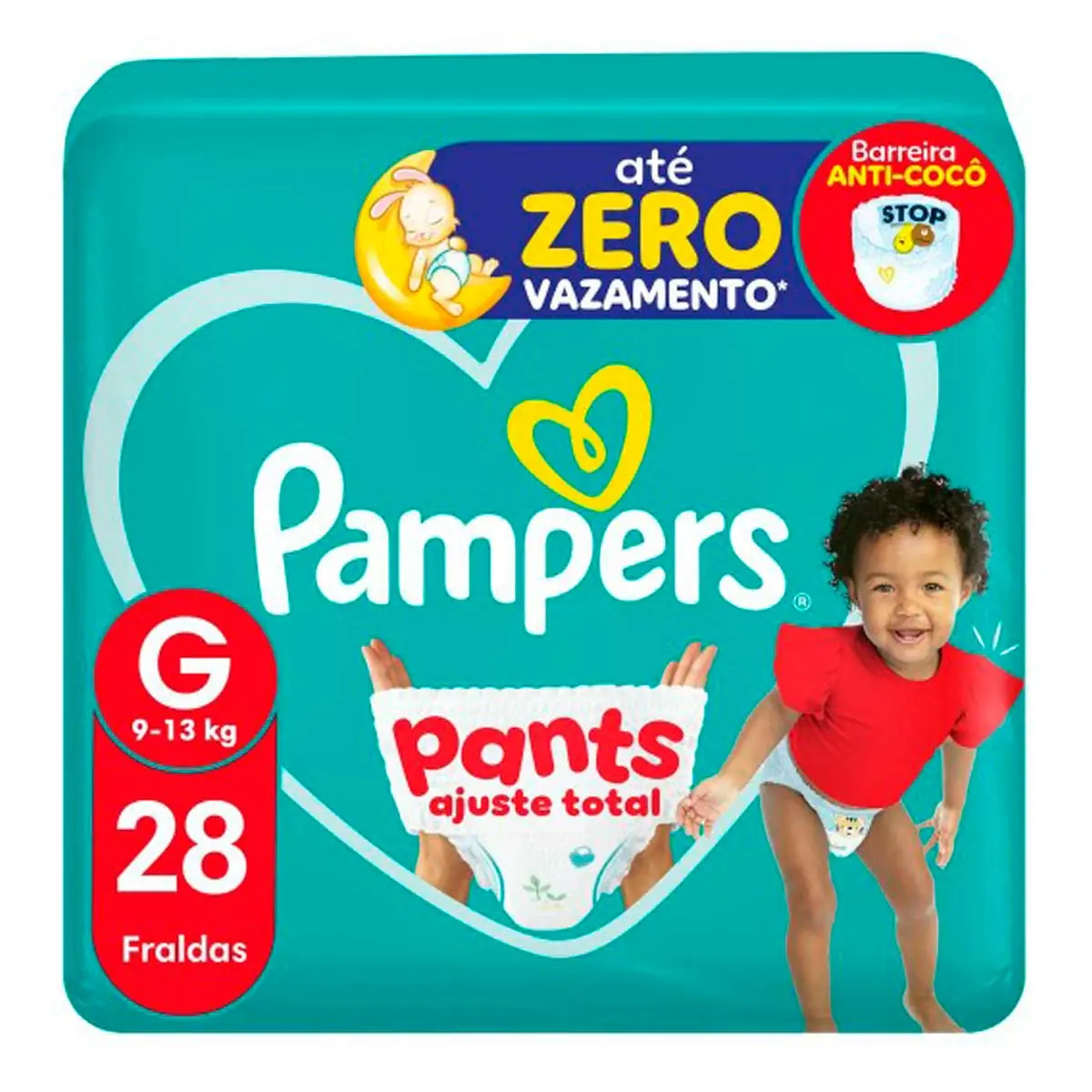 Fralda Desc Pampers Pants Ajuste Total G C/28