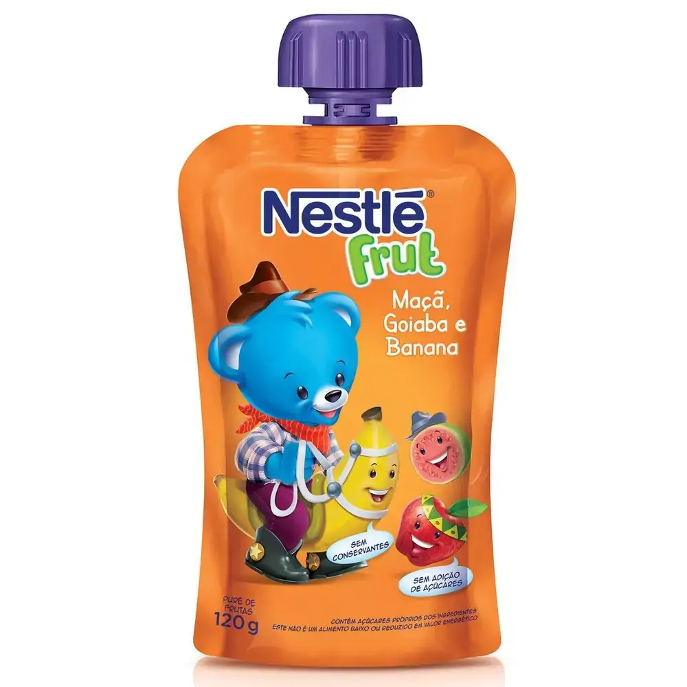 Pure Frutas Nestle Maca/goiaba/banana