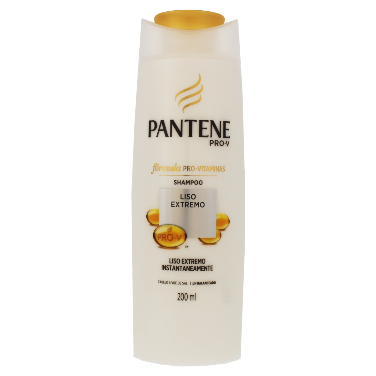 Shampoo Pantene Liso Extremo Frasco 200ml