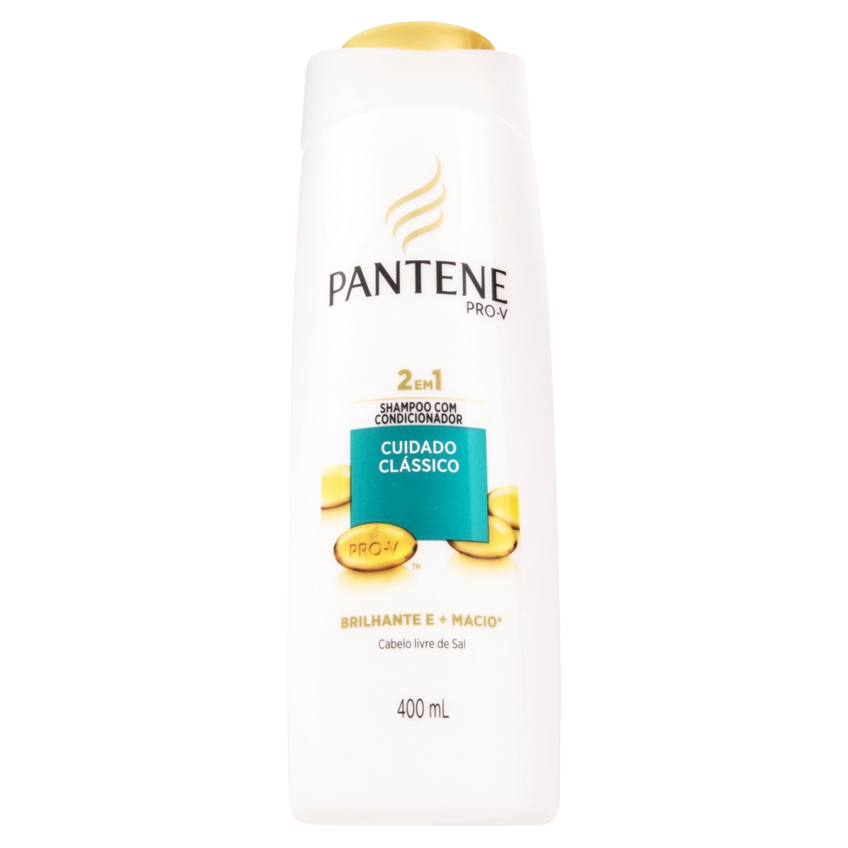 Shampoo 2 Em 1 Pantene Cuidado Clássico Frasco 400ml