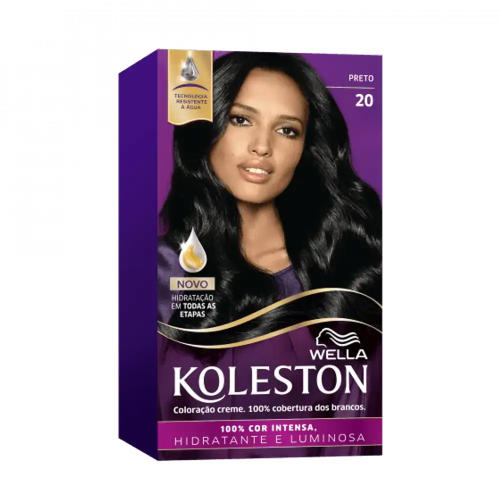 Coloração Koleston - Wella - 20 Preto