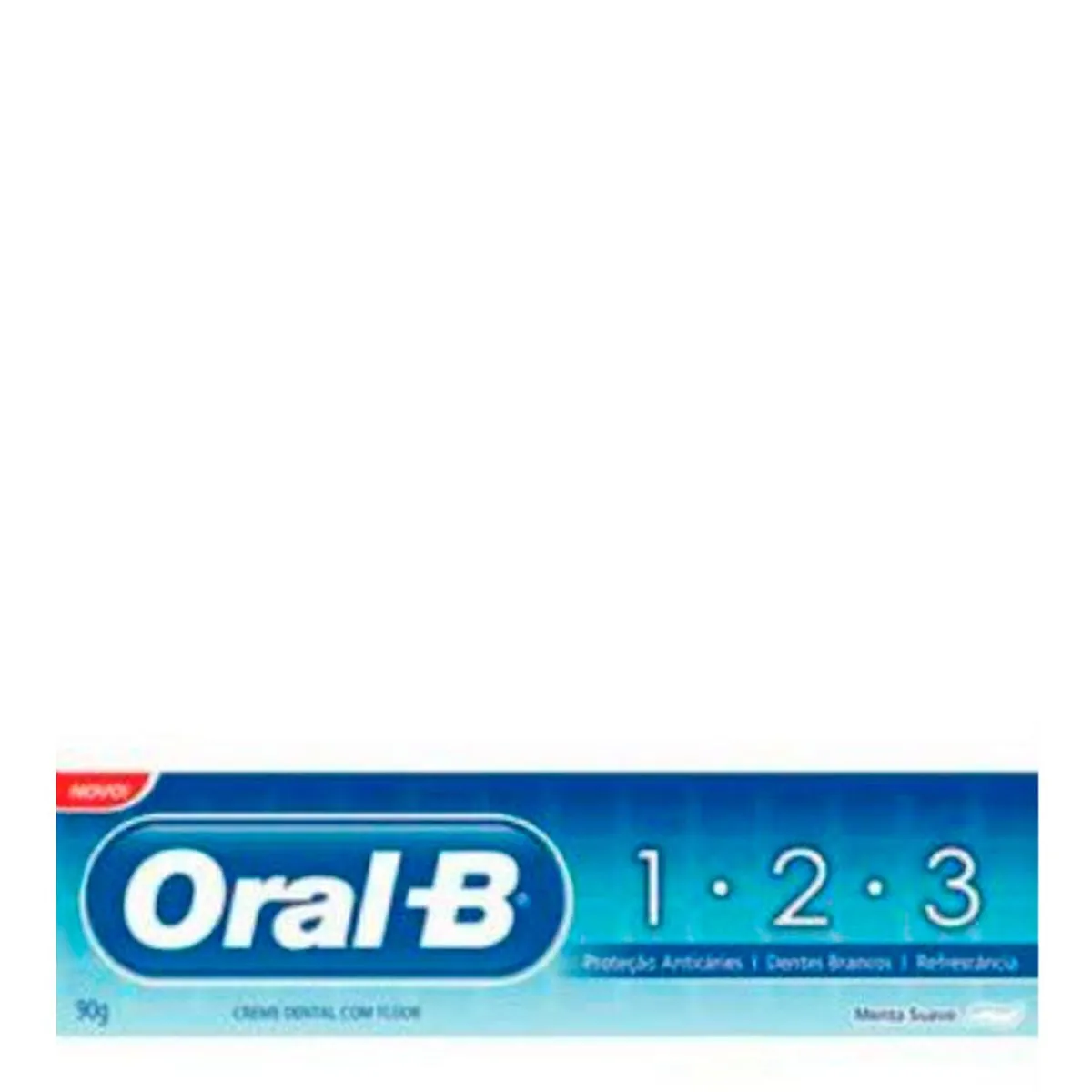 Pack Creme Dental Menta Suave Oral B 1 2 3 Caixa 70g Cada Leve 12 Pague 9 Unidades