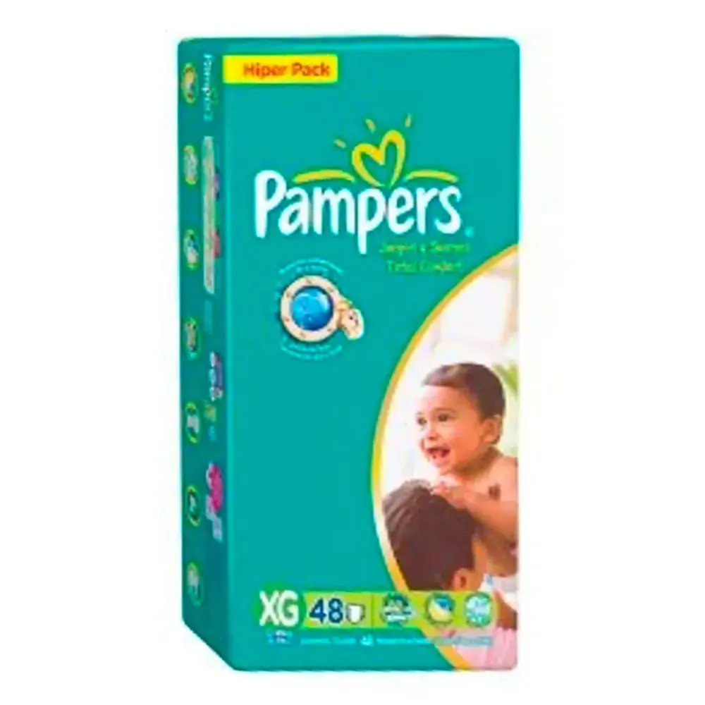 Fralda Pampers Total Confort Xg C/48 Hiper