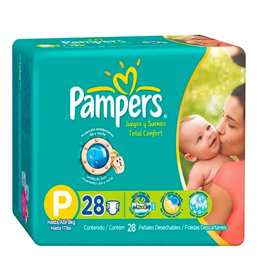 Fralda Pampers Total Confort