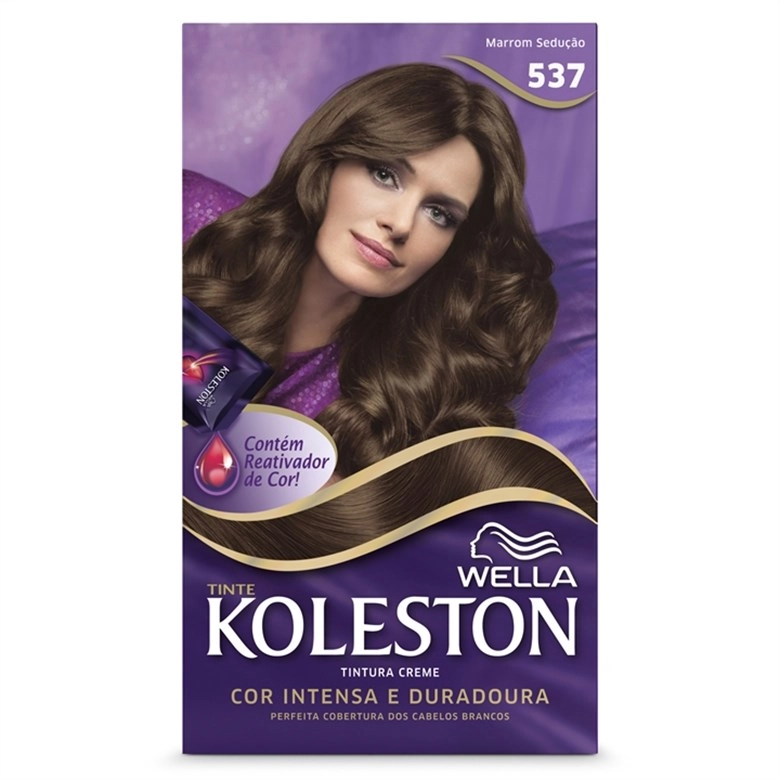 Tintura Permanente Koleston 537 Marrom Sedução Unit