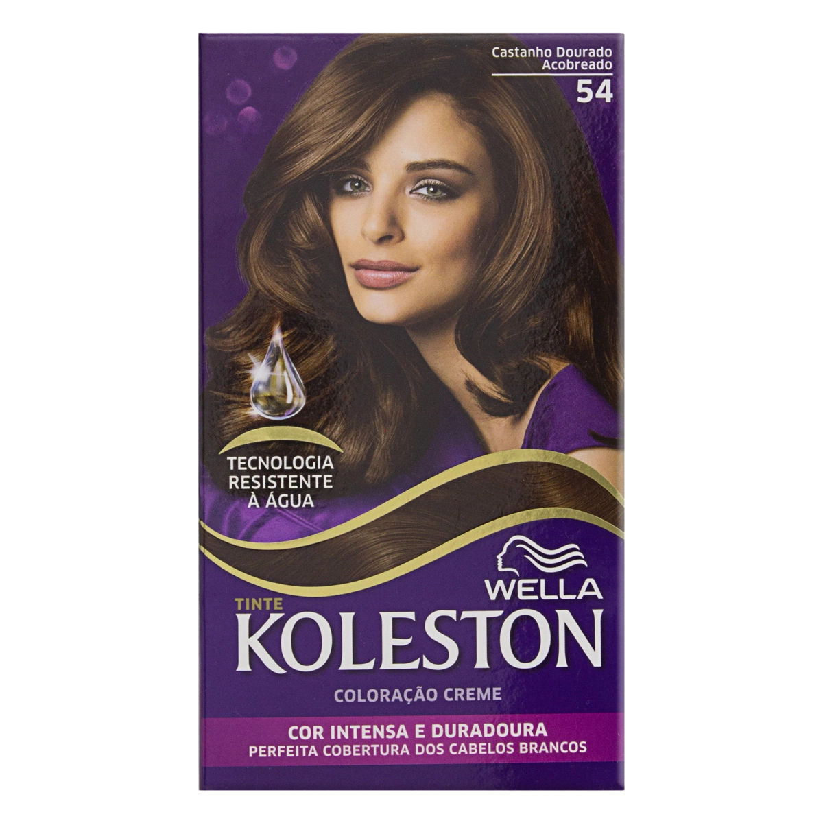 Tintura Permanente Koleston 54 Castanho Dourado Acobreado Unit