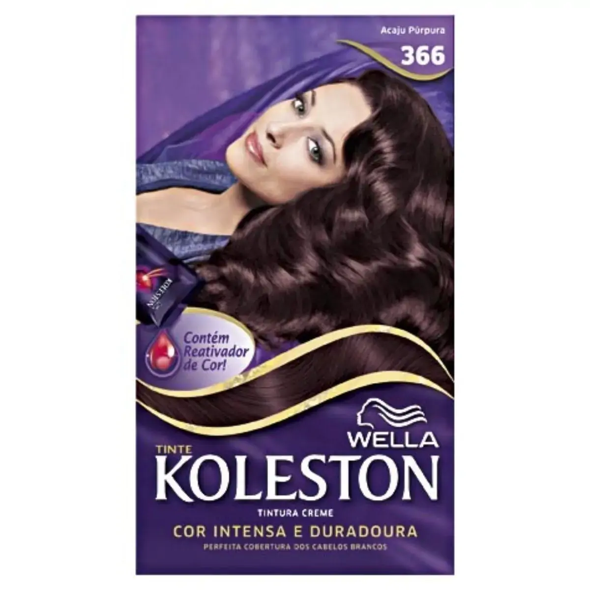 Kit Coloração Creme 366 Acaju Púrpura Wella Koleston