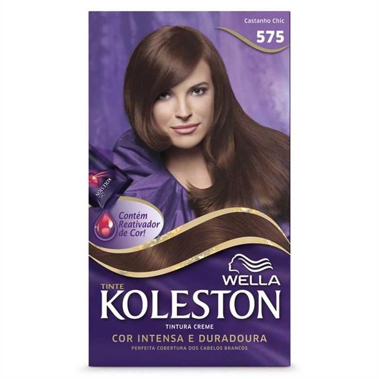 Tintura Permanente Koleston 575 Castanho Chic Unit