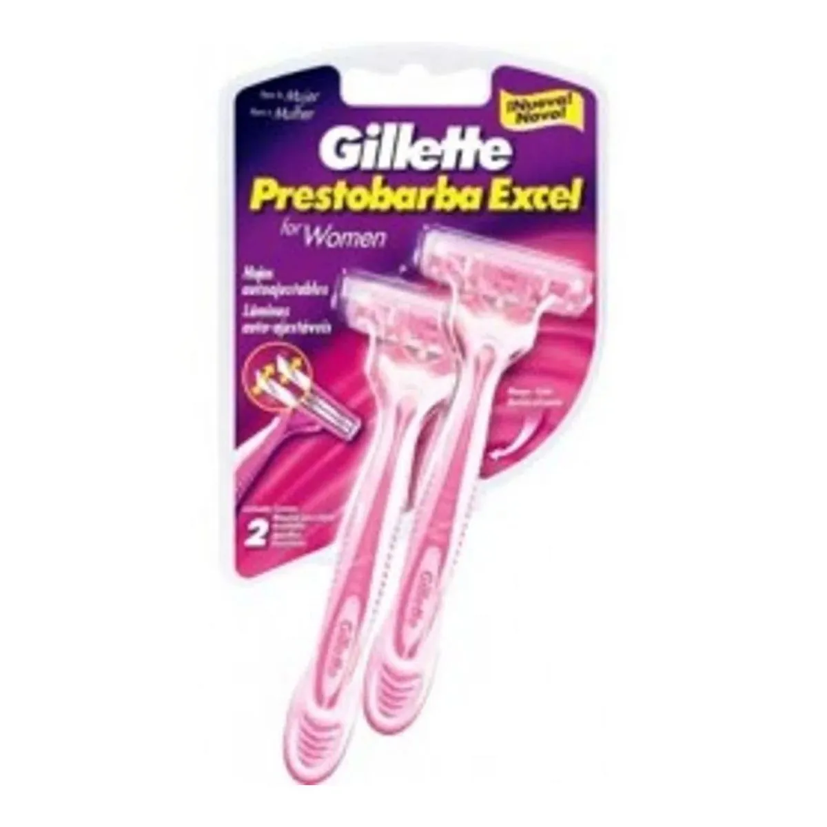Aparelho Depilatório Gillette Prestobarba C/2 Excel Feminino Unit