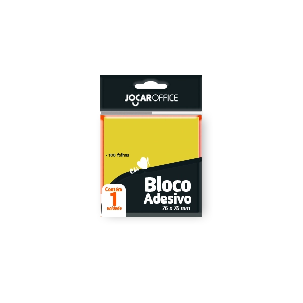 Bloco Adesivo Leonora Amarelo 76x76mm