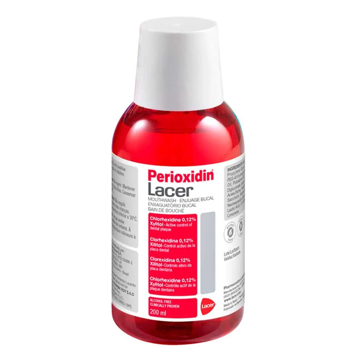 ENXAGUANTE ANTISSÉPTICO BUCAL PERIOXIDIN SEM ÁLCOOL 200ML