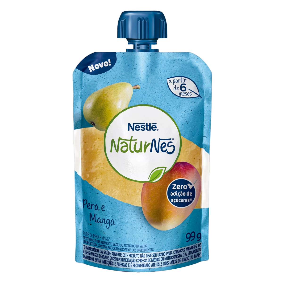 Purê Nestlé NATURNES Pera e Manga 99g