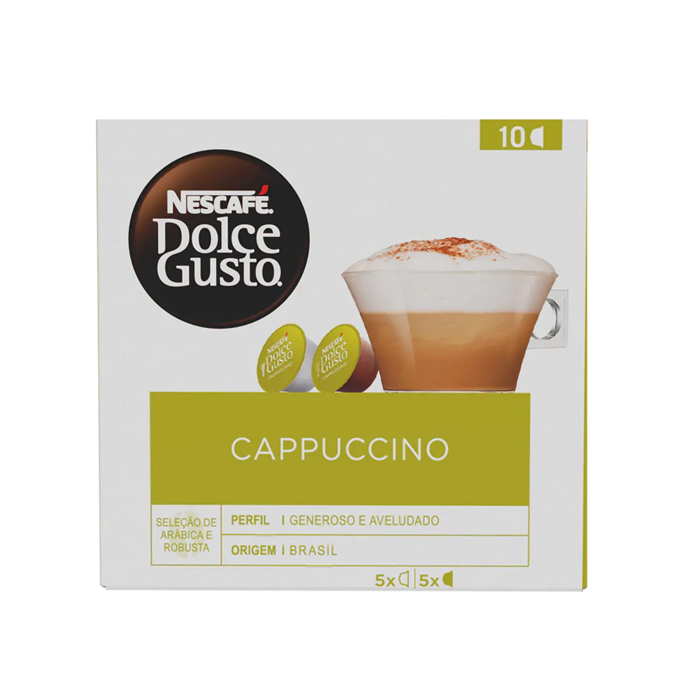 Cappuccino Em Cápsula Nescafé Dolce Gusto Caixa 200g 16 Unidades