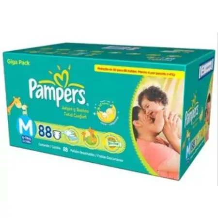 Pampers Total Confort G Descartável 20 Unidades