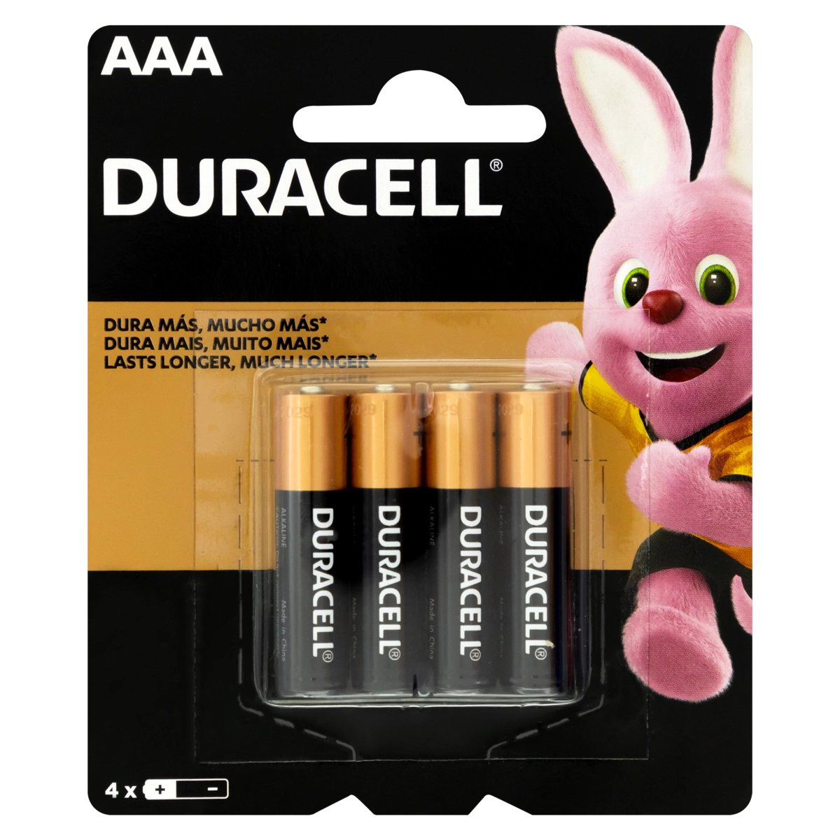 Pilha Duracell Alcalina Aaa Com 4