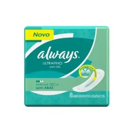 Always Proteção Total Ultrafino 8 Unidades