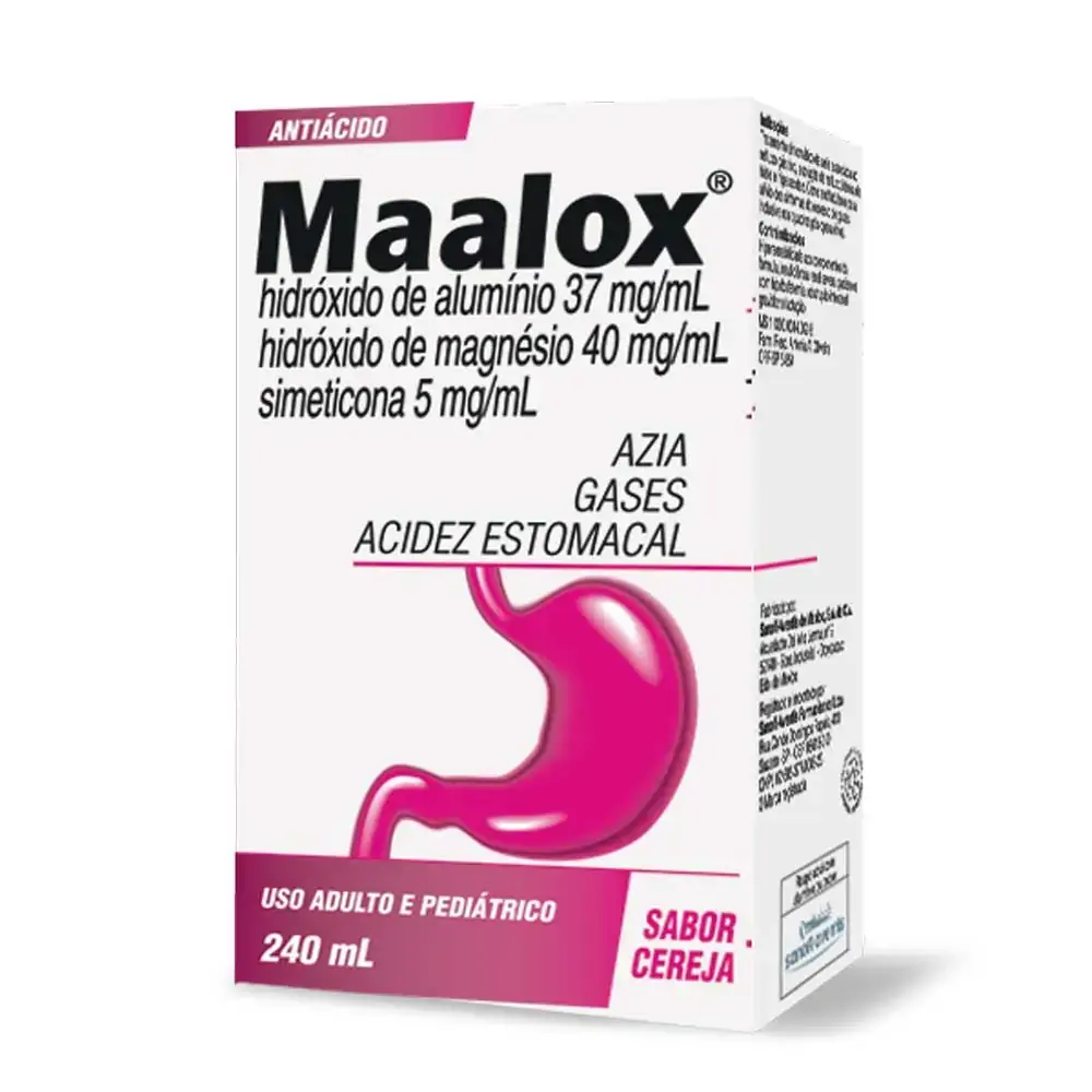 Maalox Plus Susp Sb Cereja
