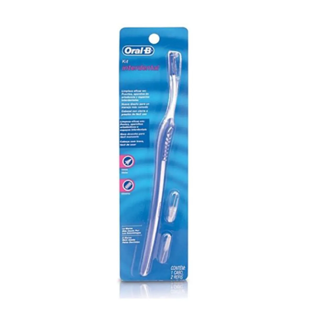 Kit Escova Interdental Cônica E Cilíndrica Oral B 3 Unidades