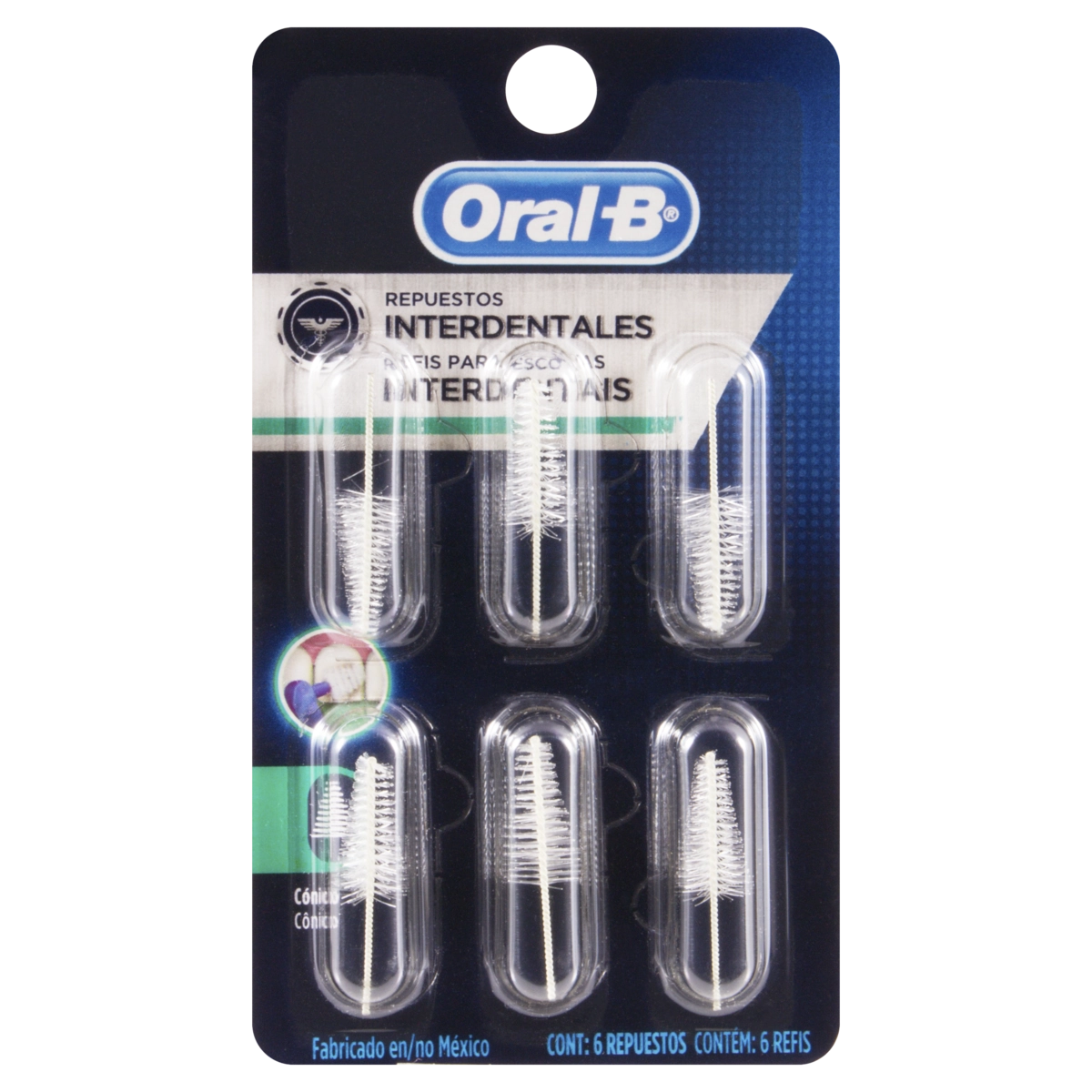 Refil Para Escova Interdental Cônico Oral B 6 Unidades