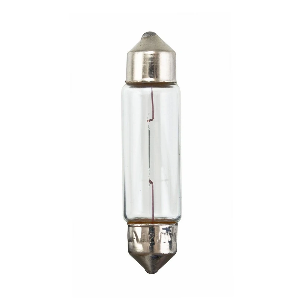 Lâmpada Unitário Torpedo Grande 42mm C10W 12V - HELLA 6411