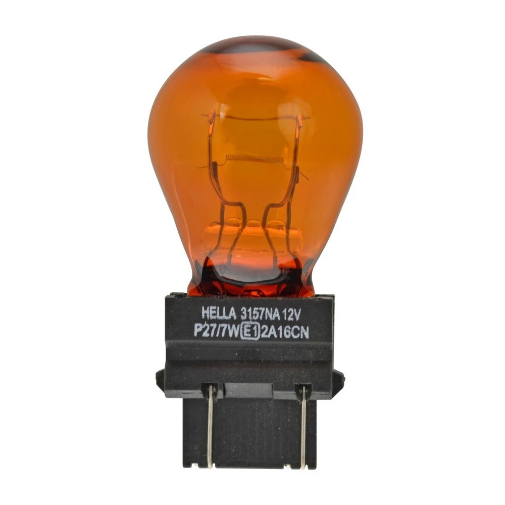 Lâmpada 2 Polos Âmbar 27/7W 12V - HELLA 3157NA