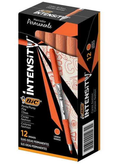 Pincel Marcador Permanente 1,1mm Intensity Laranja Pt 1 Un