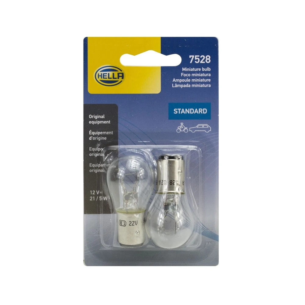 Kit Lâmpadas 2 Polos 21/5W 12V 1034 - HELLA 7528TB